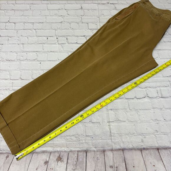 Vintage Orvis Men Khaki Canvas Field Work Pants Size 38 (38x31) Cotton D050 -1 - Picture 6 of 16